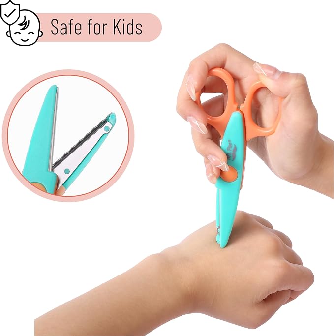 Mr. Pen- Craft Scissors Decorative Edge, 6 Pack, Pastel Colors | Zig Zag - Image 5