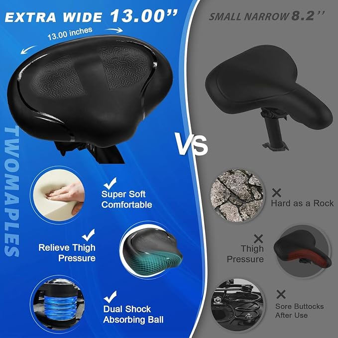 Noseless Bike Seat Cushion for Men & Women - Image 6
