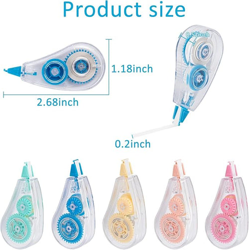 10 Pack Correction Tape, Colorful Mini Tape - Image 2