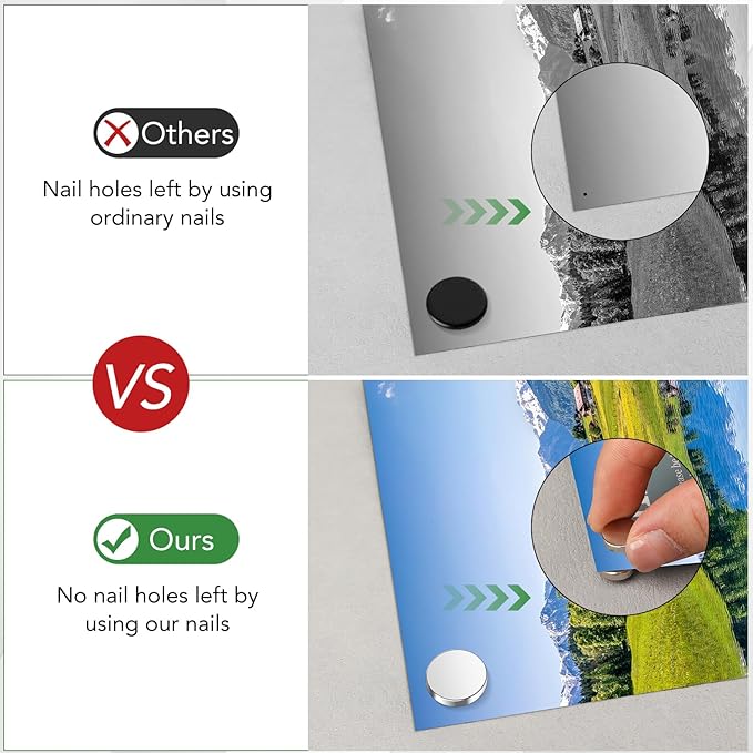 BEST CHOICE MAGNETS 30 Pack Magnetic Push Pins Silver Magnet Thumb Tacks | - Image 4