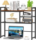 Snughome 31.9" Desk Shelf, Desktop Organizer Shelf, Desk Hutch Dorm, 3-Tier by Snughome