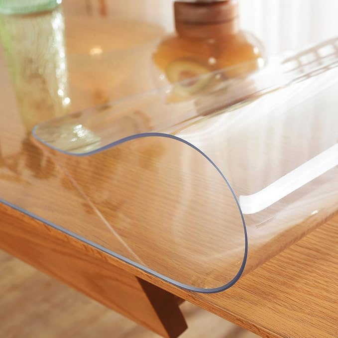 Warmstar Clear Table Cover Protector 24 x 48 Inch, 2mm Thick Plastic Table - Image 6