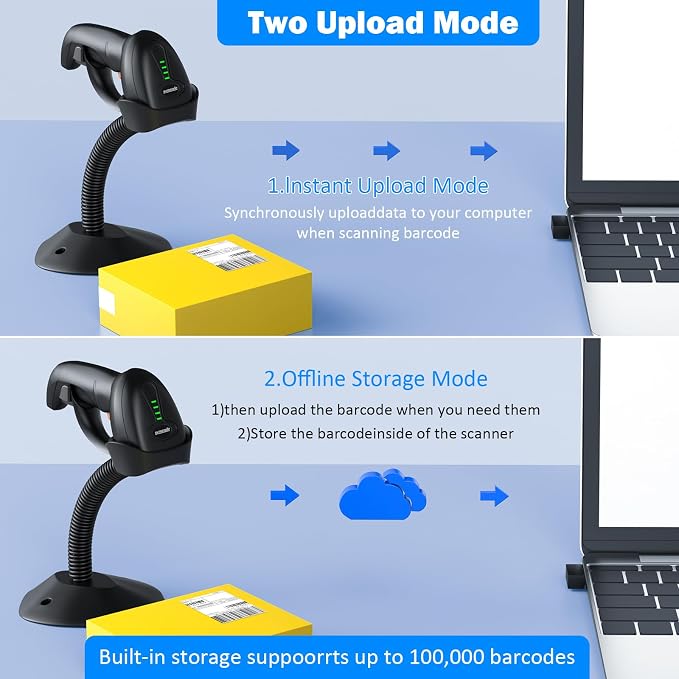 Symcode Barcode Scanner Wireless - Image 3