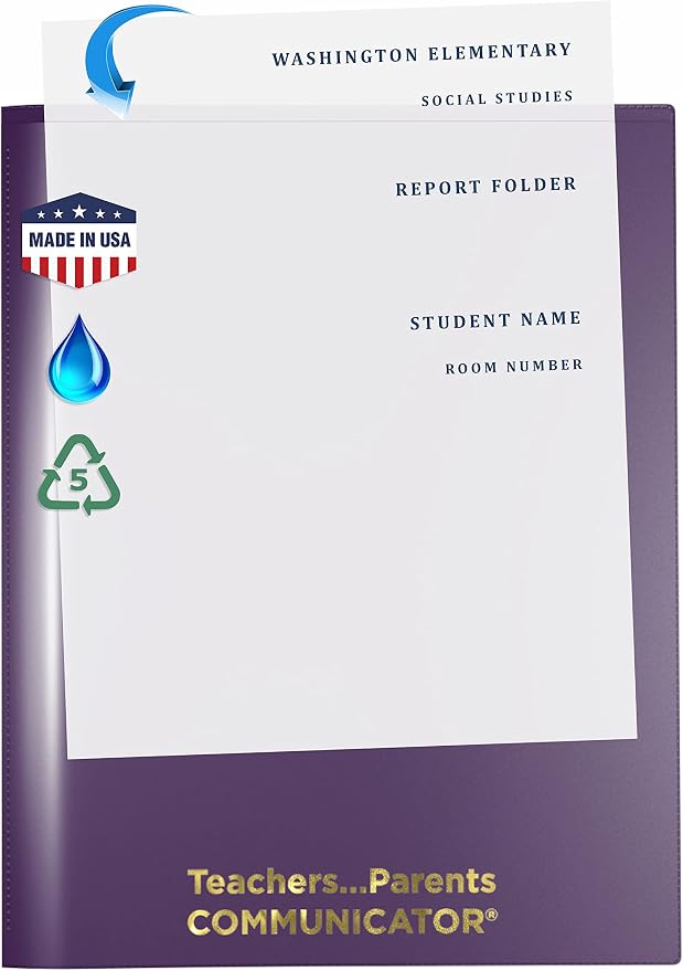 Nicky's Folder® English Communicator, Parent-Teacher Folder, Patented - Image 2
