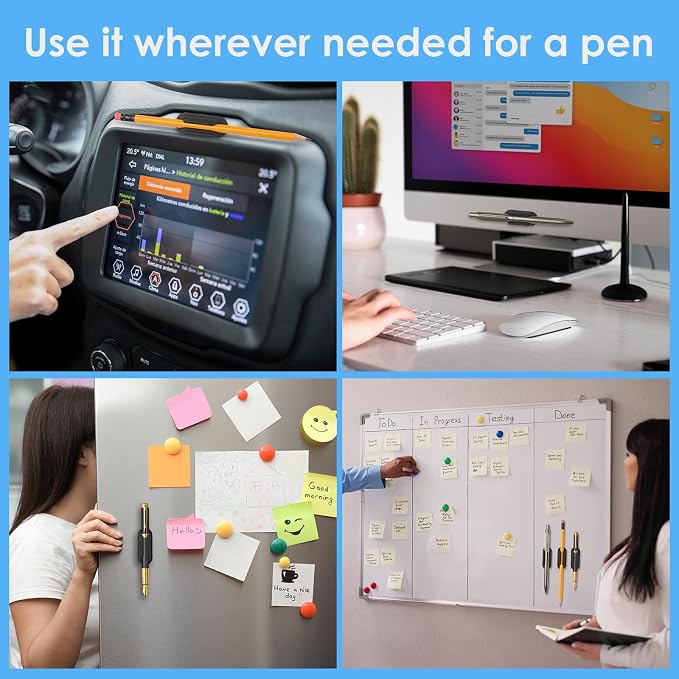 VZZNN 20 PCS Adhesive Pencil Holders - Image 4