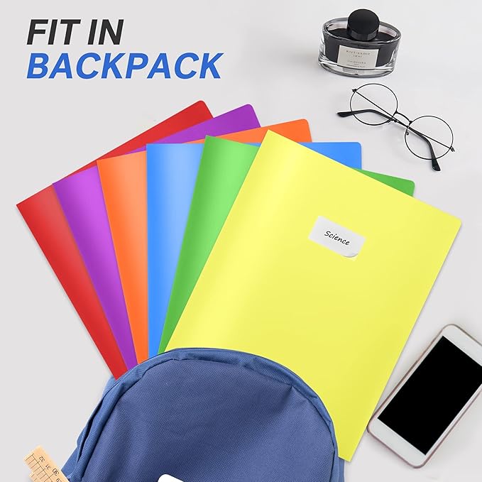 Sooez 3 Pack 2-Pocket Folders - Image 4