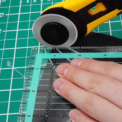 MANUFORE 4pcs Square Quilting Ruler Set Acrylic Anti-Slip Sewing Ruler - Image 6