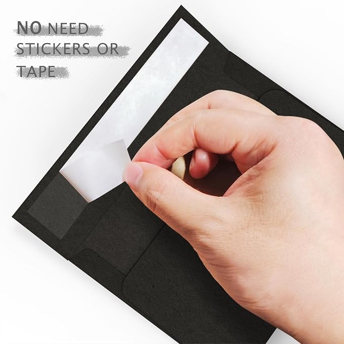 A7 Black Envelopes 100 Pack, Goefun Self Seal Printable Envelopes - Image 4
