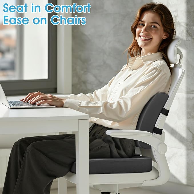 CushZone Seat Cushion, Lumbar Support Pillow - Image 6