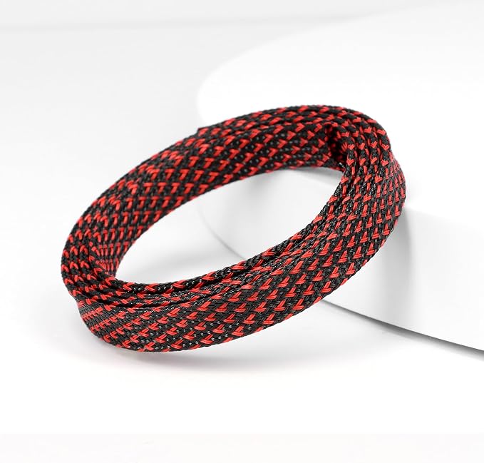 25ft PET Expandable Braided Cable Sleeve 1 inch Pet Braided Cable Sleeve - Image 3
