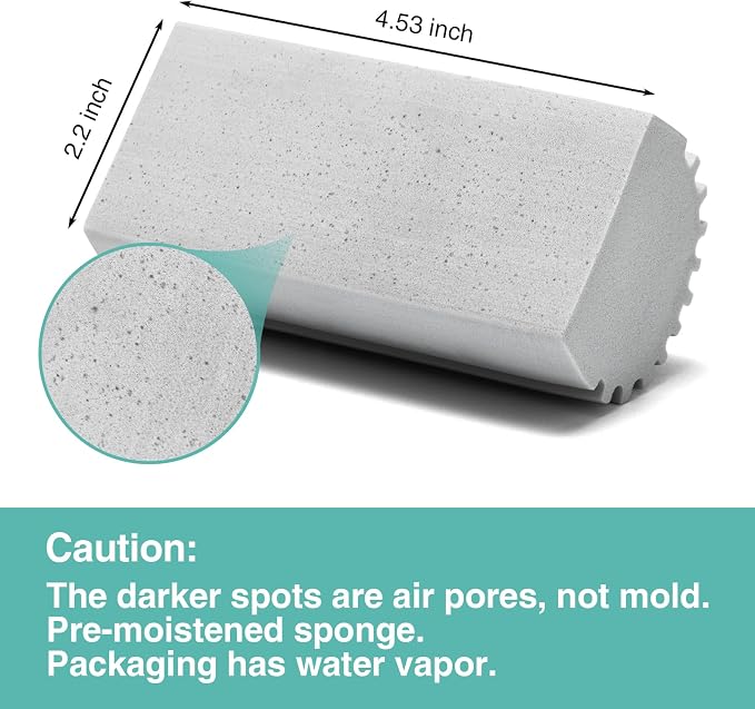 8 Pack Damp Dusting Sponge Duster, Reusable Household Cleaning Sponge Tool - Image 6