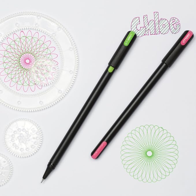 Pentonic Gel Pens, 36 Assorted Colors, Medium & Fine Point, Smooth Writing - Image 7