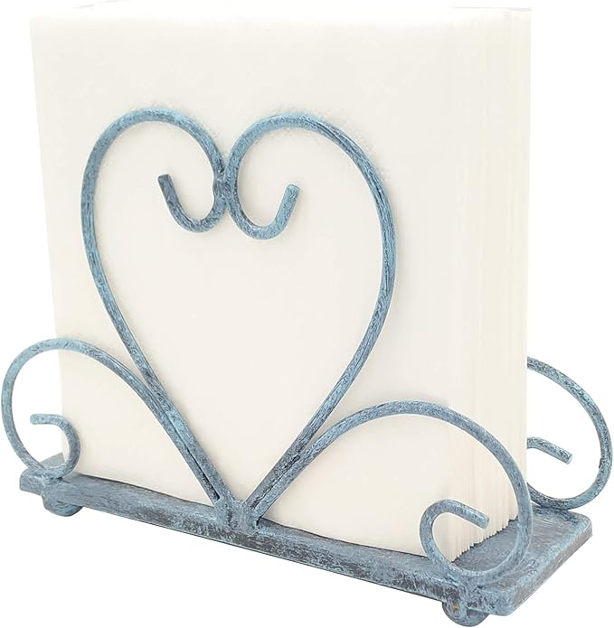 Metal Table Napkin Holder Freestanding Tissue Dispenser by Owlgift