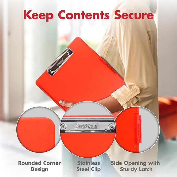 Dexas Slimcase 2 Plastic Clipboard - Image 4