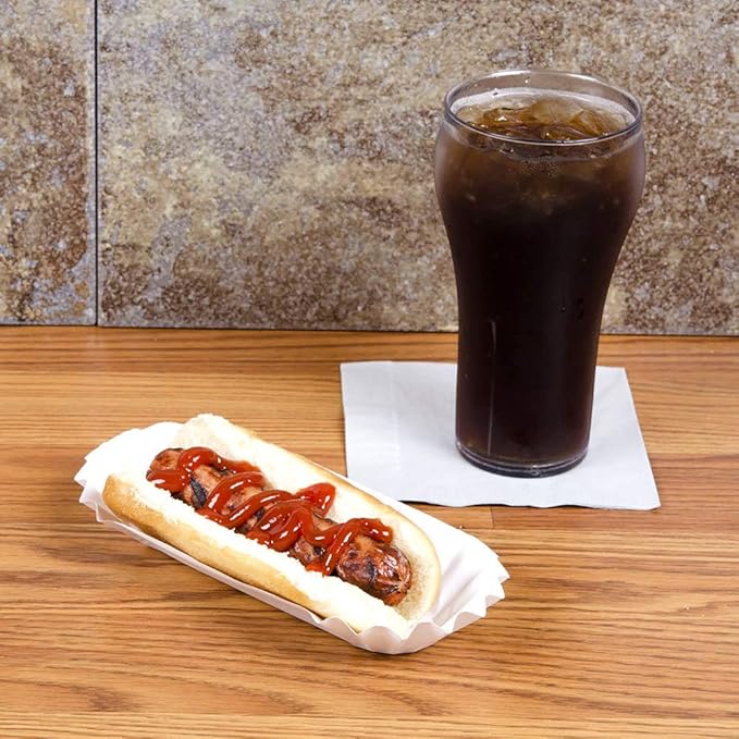 1500 Paper Hot Dog Trays | White Hot Dog Wrappers | 8 Inch Hotdog Tray Holders - Image 5