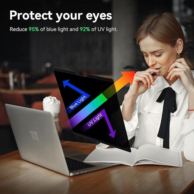 Magnetic Laptop Privacy Screen15.6 Inch 16:9 Aspect Ratio, Anti-Glare Laptop - Image 5