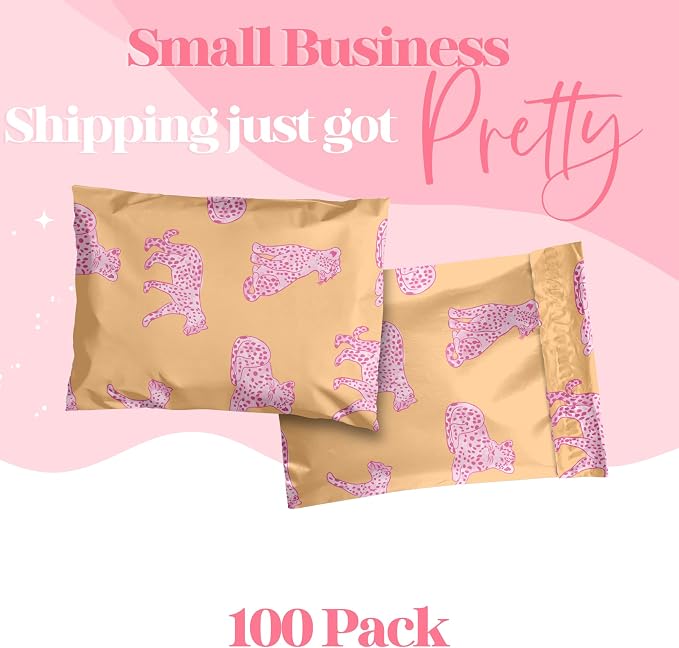 Pretty Package Store 6x9 Designer Poly Mailer 100 Pack Heavy Duty Waterproof - Image 2