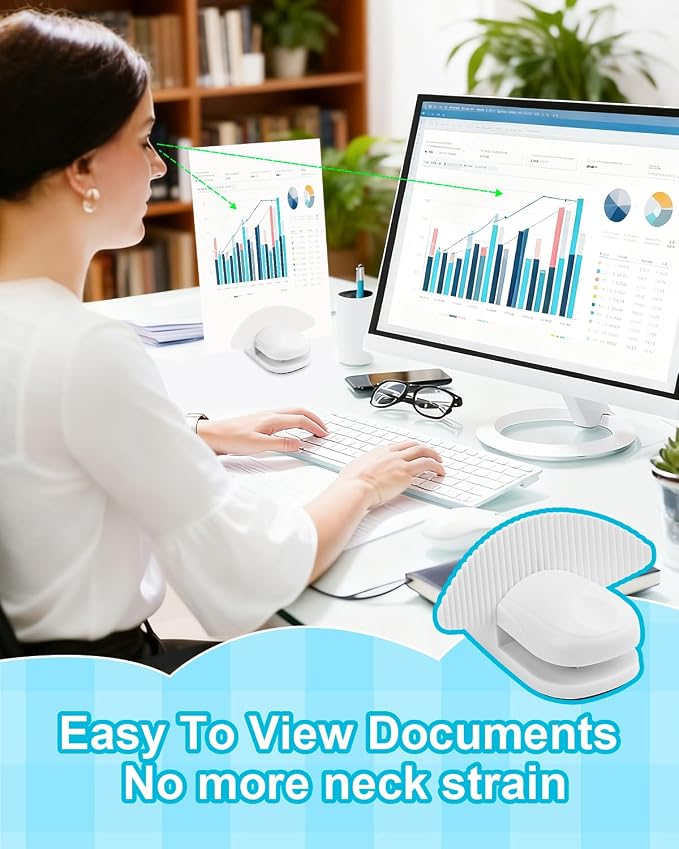 UCEC 3 Pack Paper Holder Stand for Typing – Portable Desktop Document Holder - Image 5