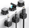 6 Pack Magnetic Cord Holder, Cord Organizer Cable Clip by JOYROOM