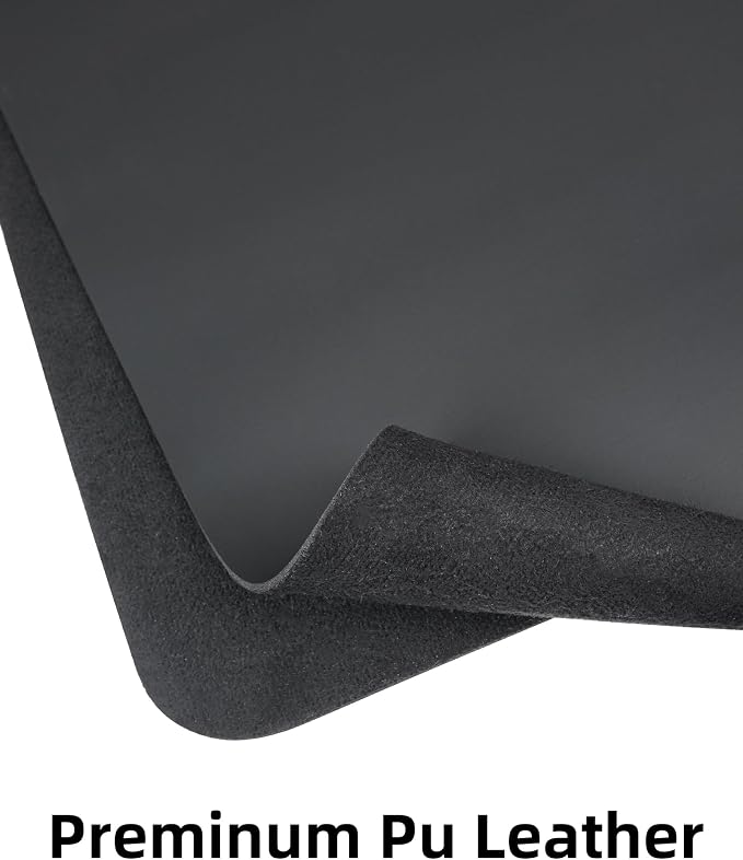 Large Desk pad mat, Mouse Pad, Office Desk Mat, Non-Slip PU Leather Desk Blotter - Image 2