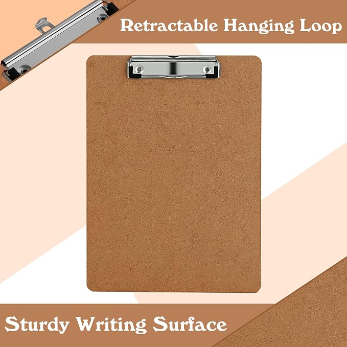 Clipboards, PANDRI 36 Pack Hardboard Office Clipboards, Low Profile Clip - Image 5