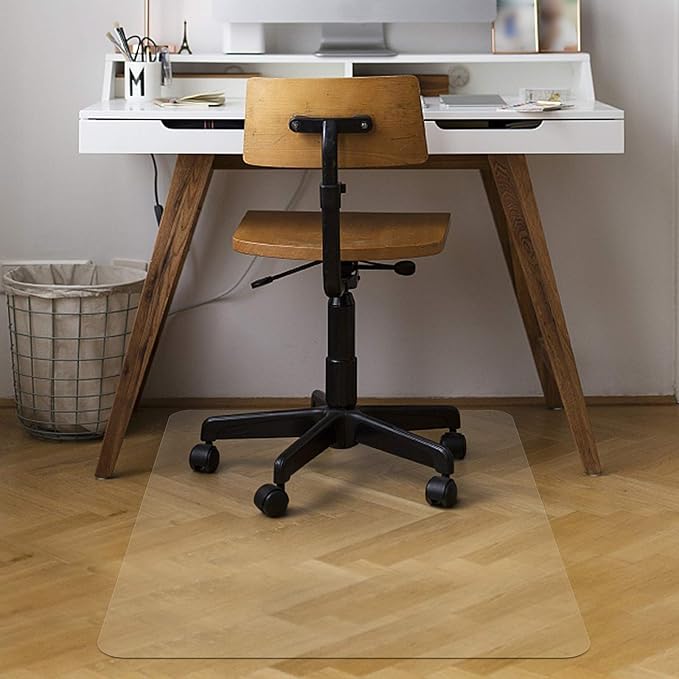 Azadx Large Chair Mat for Hardwood Floor 48 x 48'', Plastic Office Mat for - Image 7
