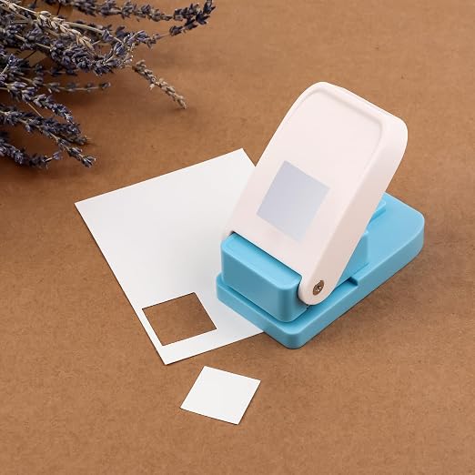 BAOFALI 3 Pcs Square Hole Punch | 1 inch Square Punches | Portable Lever Action - Image 8