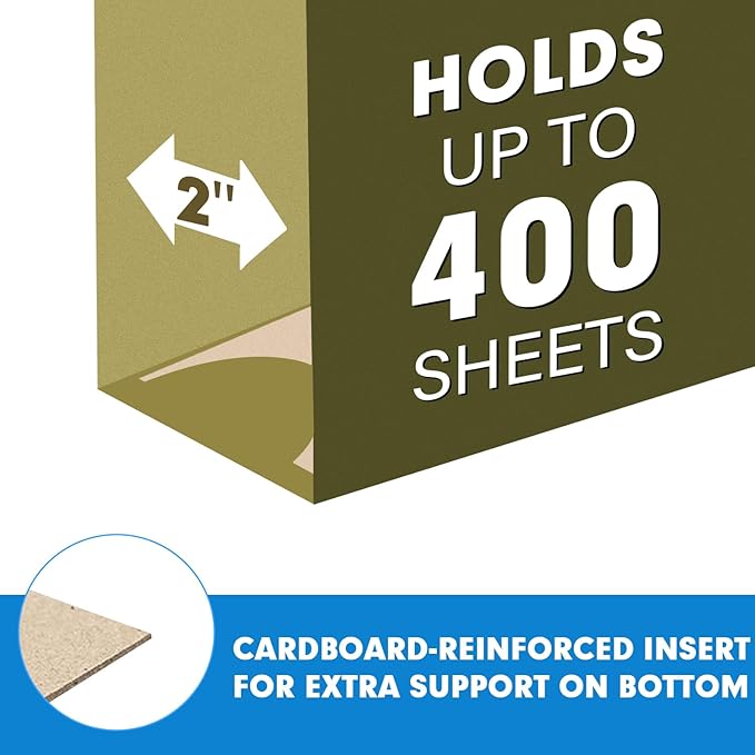 Hanging File Folders, RAZCC 30 Pack Letter Size Reinforced Hanging Folders - Image 3