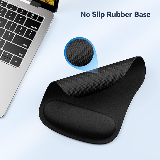TECKNET 3 Pack Mouse Pad with Wrist Support, Ergonomic Gaming Mouse Pad Pain - Image 5