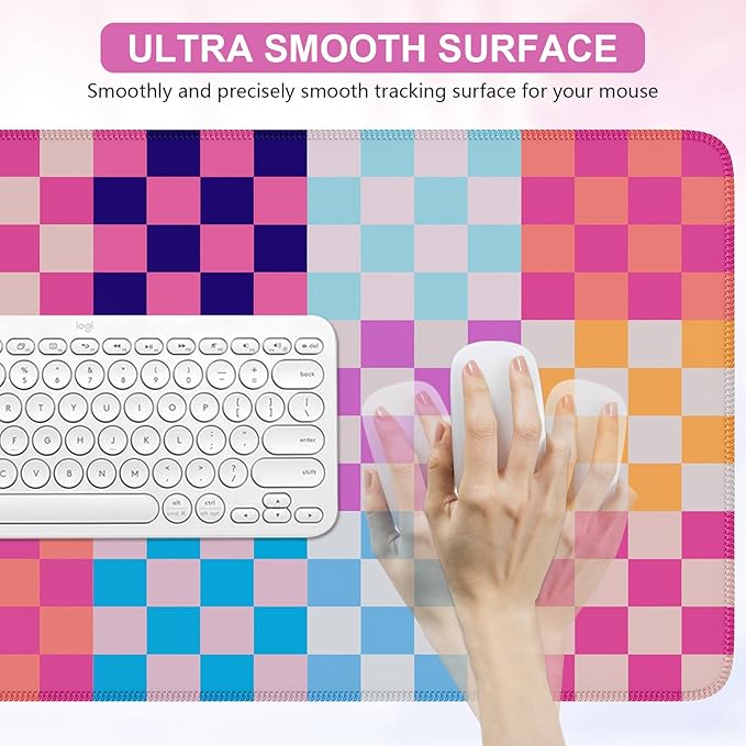 iCasso Desk Matt for Desktop, Cute Desk Pad Mat, XXL Large Mouse Pad, Anti-Slip - Image 5