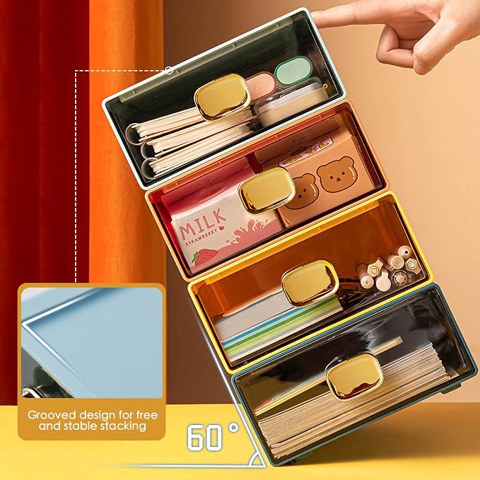 2PACK Stackable Desktop Organizer - Image 5