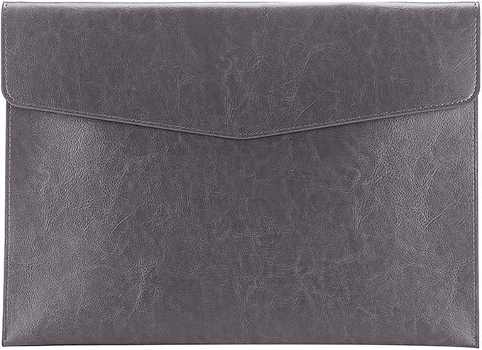 PU Leather A4 File Folder Document Holder Envelope Folder Case by enyuwlcm