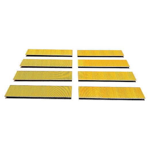 18 Gauge 1/4" Narrow Crown Staples 1-1/4" Leg Galvanized 5000 Pack by SimCos