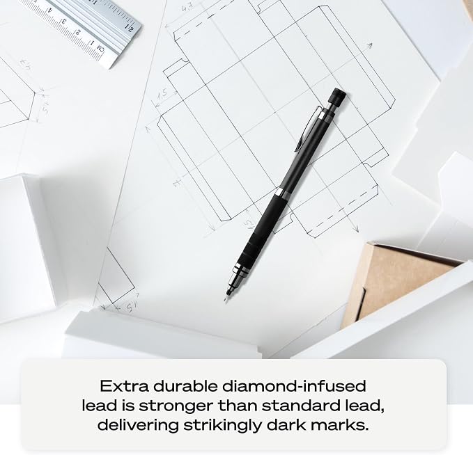 uniball Kuru Toga Elite Mechanical Pencil Starter Kit, HB #2, 1 Pack - Image 6