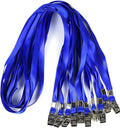 Ollain Lanyards for Id Badges Nylon Neck Flat Cruise Lanyard Bulldog Clips by Ollain