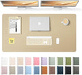 YSAGi Leather Desk Pad Protector, Office Desk Mat, Large Mouse Pad, Non-Slip PU by YSAGi