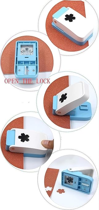 1.5 inch Square Punch Craft Lever Punch Handmade Paper Punch - Image 5