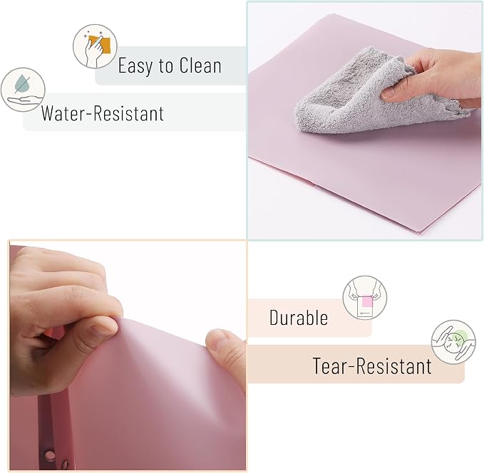 Mr. Pen- Plastic Folders with Pockets and Prongs, 15 Pack, Letter Size | Pastel - Image 4