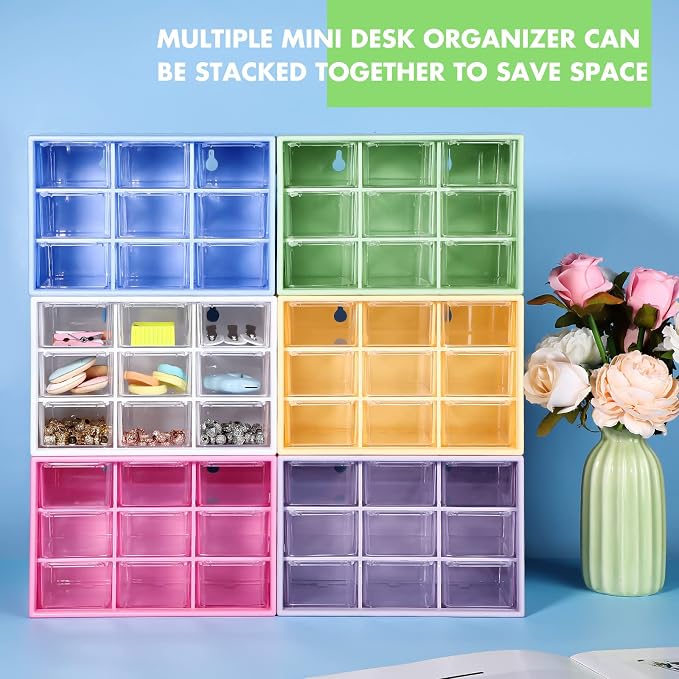 Amyhill 6 Pcs Mini Drawer Organizer Small Organizer - Image 7