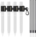 Likesing Pen Holder for Lanyard, 4 Set Elastic Retractable Pencil Holder by Makelifethewayyoulike