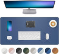 Leather Desk Pad Protector, Large Mouse Mat, Non-Slip Waterproof PU Leather by AFIING