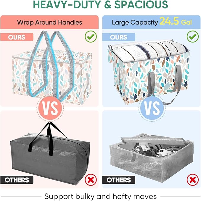 BALEINE 2-Pack Oversized Moving Bags - Image 4