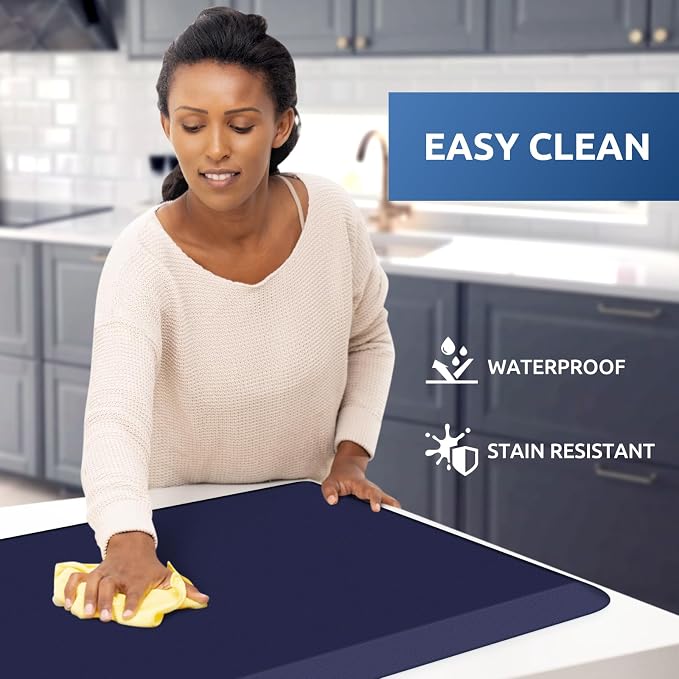 KitchenClouds Kitchen Mat Cushioned Anti Fatigue Rug 20"x32" Water Resistant - Image 3