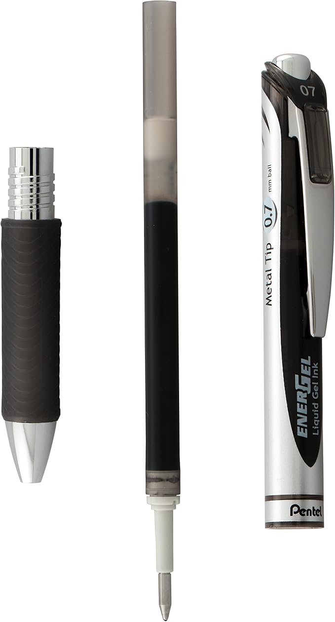 Pentel EnerGel RTX Retractable Liquid Gel Pen, Medium Line, Metal Tip - Image 5