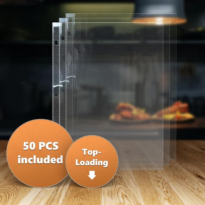 50 Pack of 8.5x11 Heavy Duty Crystal Clear Sheet Protectors - Image 5