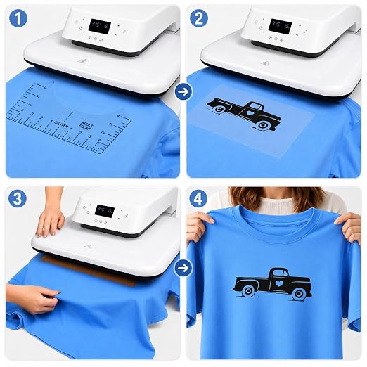 Tshirt Ruler Guide Vinyl Alignment, Shirt Measurement Tool Placement Center - Image 9
