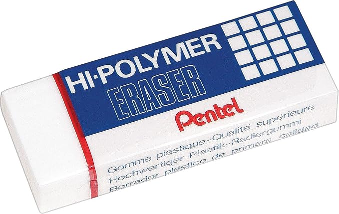 Pentel Super Hi-Polymer Eraser, Nonabrasive - Image 3