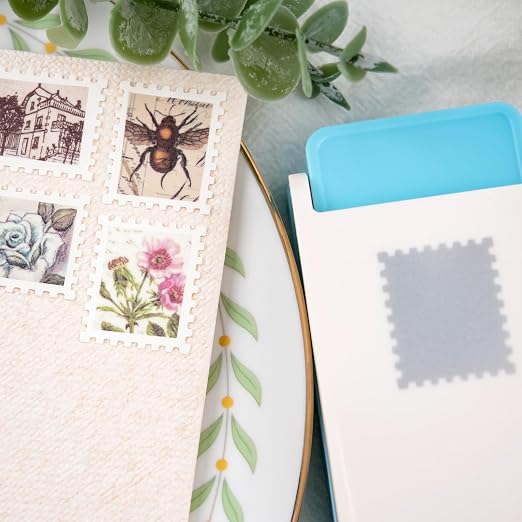 BAOFALI 2Pcs/Set Stamp Puncher 1x1inch &1x0.8inch Rectangular Postage Stamp - Image 4
