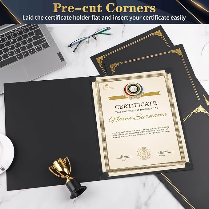 50 Packs Certificate Holders, Diploma Holders, Certificate Folders - Image 4