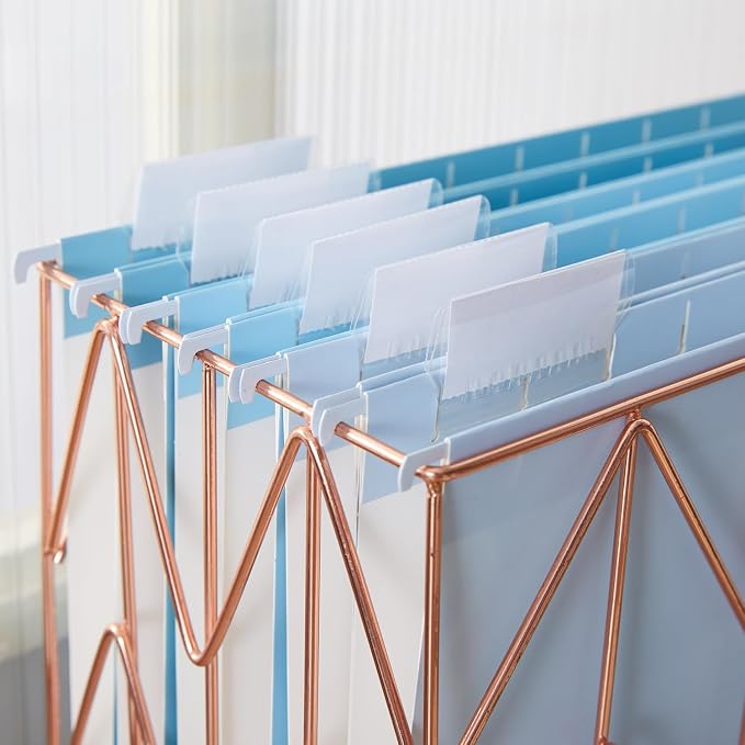 Y YOMA 18 Pack Gradient Hanging File Folders Letter Size Decorative Hanging - Image 7